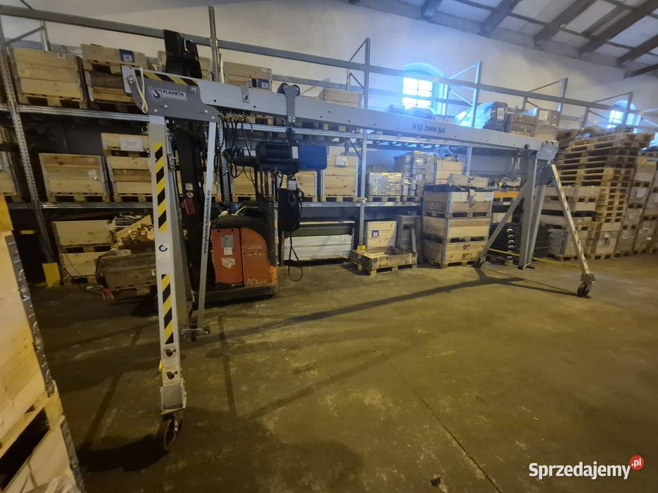 Mobilna aluminiowa suwnica bramowa Planeta Rybnik
