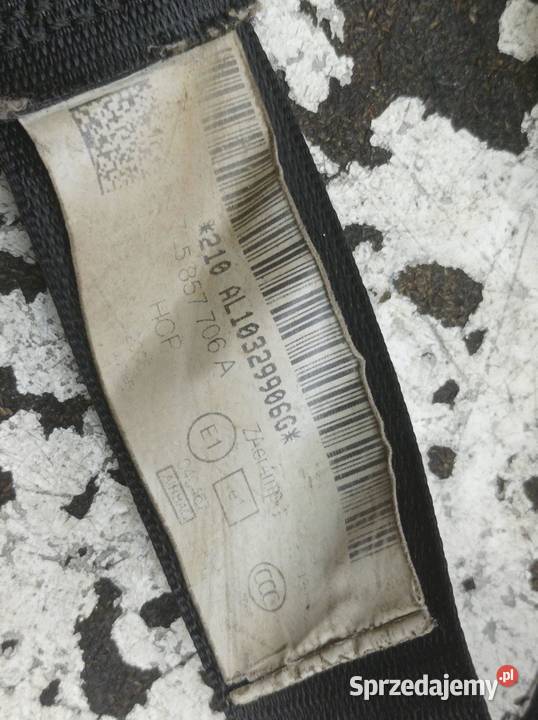 PAS BEZPIECZEŃSTWA PRAWY PRZÓD PASAŻERA 7L