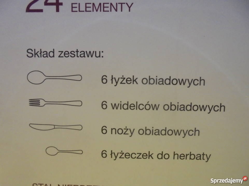 Sztućce Gerlach SLENDER Nieużywane Akcesoria kuchenne Katowice