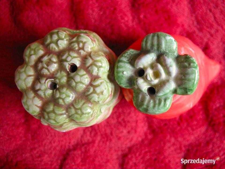 Sól i pieprz Ceramika warzywa 55 x 55 x 4 Rzadki Siedlce sprzedam