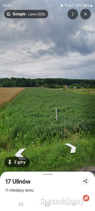 Działka budowlana Dąbrowa Tarnowska Ulinów