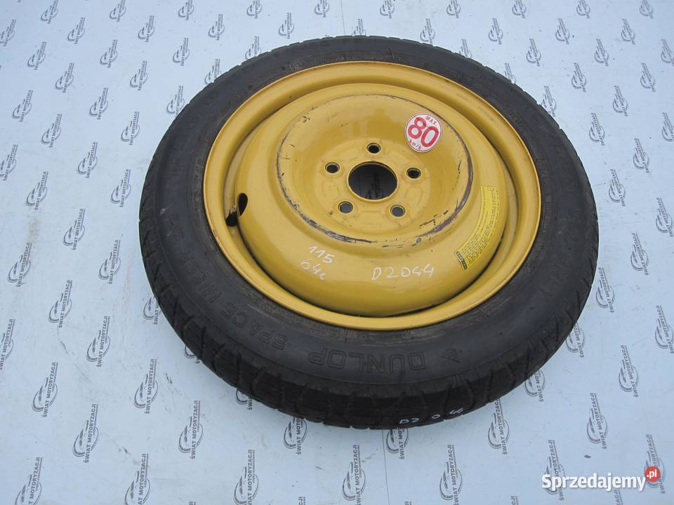 HONDA ACCORD VII koło dojazdowe 1358016 101M Koła dojazdowe