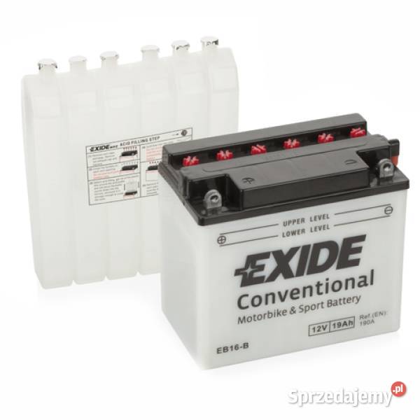 Akumulator Exide Moto 12V 19Ah 190A L EB16B Jelcz-Laskowice