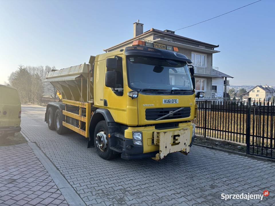 Volvo fe340 6x4 piaskarka solarka econ 2012 pług Ropczyce