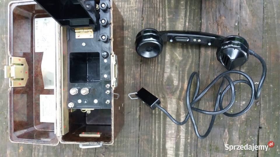 Łącznica ŁP10 z telefonami MB66 2 zestaw Militaria Tarnów