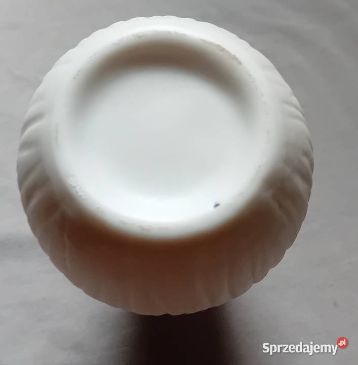 Wazonik cebula porcelana biskwitowa Koźminek