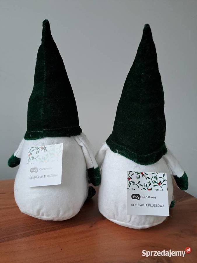 2x Skrzat Gnom Krasnal biały z zieloną czapką 27 Warszawa