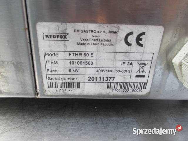 Płyta Grillowa Elektryczna Nastawna REDFOX FTHR Ostrów Wielkopolski sprzedam