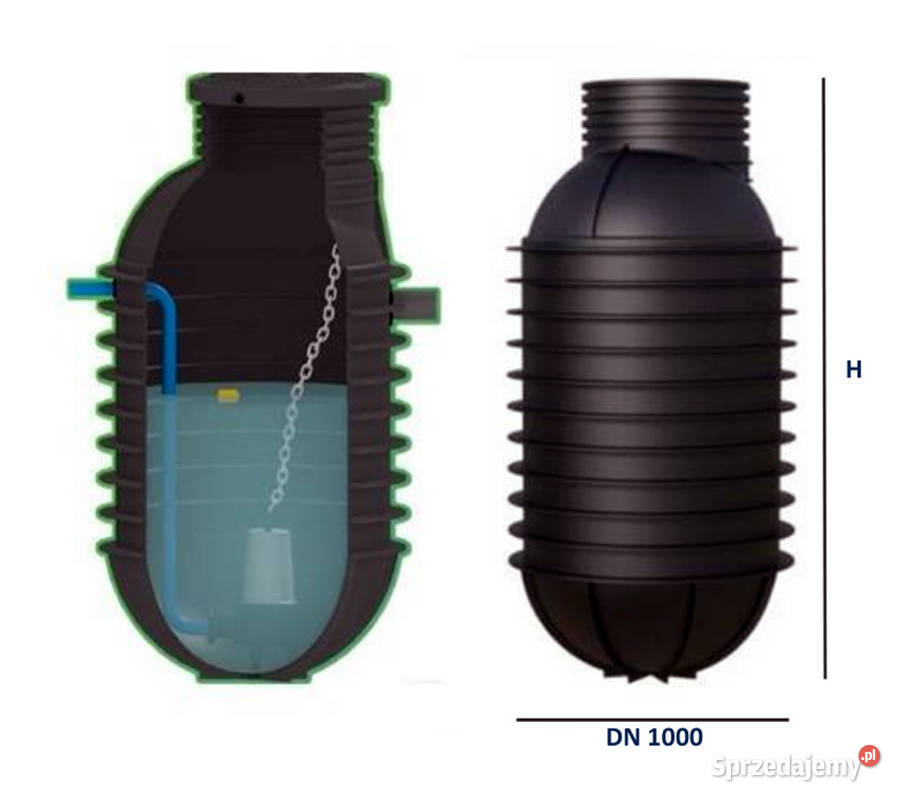 PRZEPOMPOWNA PEHD DN 1200 H 2100 Z POKRYWA Poznań