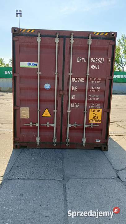 Kontener morski 40 HC 12 metrowy Biznes i Przemysł