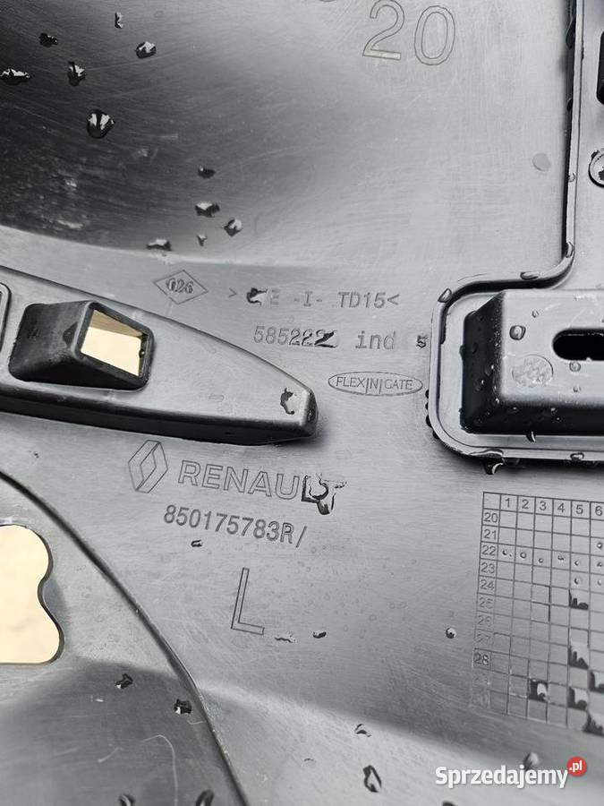 RENAULT KANGOO III IV NAROŻNIK LEWY ZDERZAKA TYŁ Międzychód sprzedam