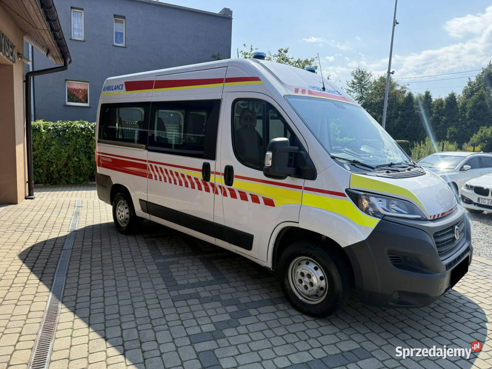 Fiat Ducato Ambulans Rampa centralny zamek śląskie Orzech sprzedam