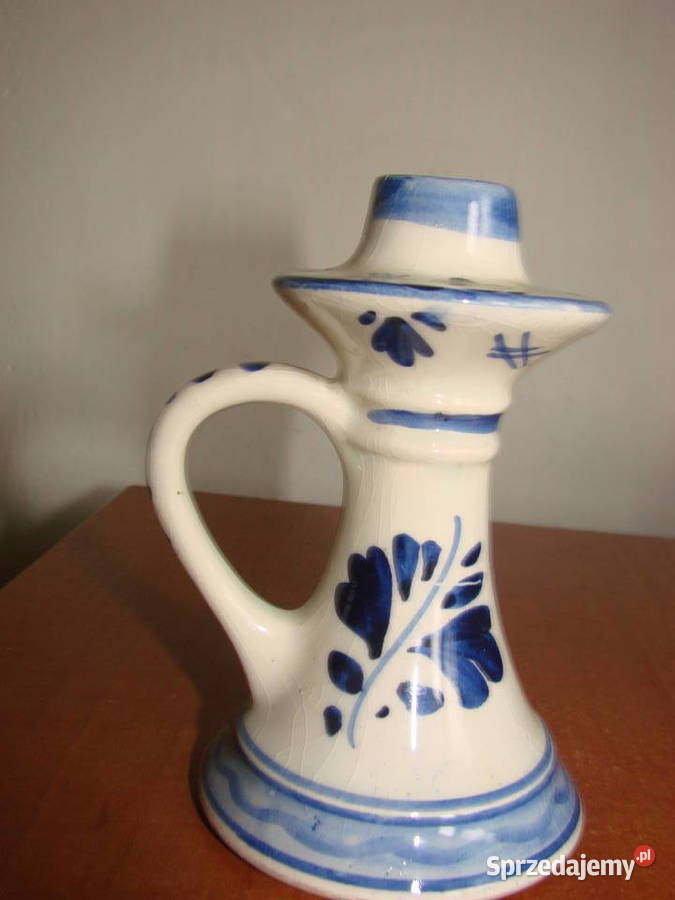 Delft Holland świecznik Pruszcz Gdański