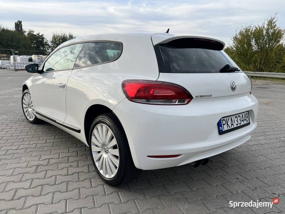 VW Scirocco 14 TSI 122 155 Serwisowany w ASO skórzana tapicerka Blizanów