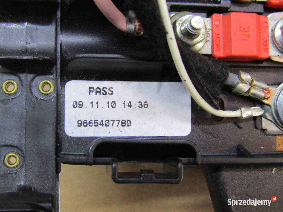 KLEMA PLUSOWA CITROEN C5 III X7 9665407780 Mysłaków