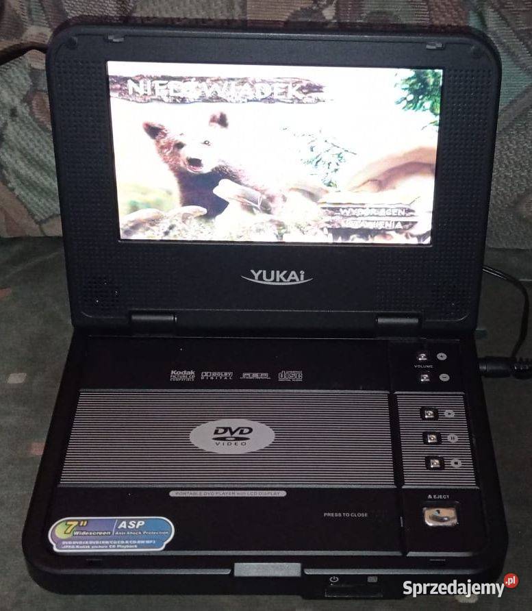 DVD przenośne z wyświetlaczem komplet podkarpackie Tyczyn