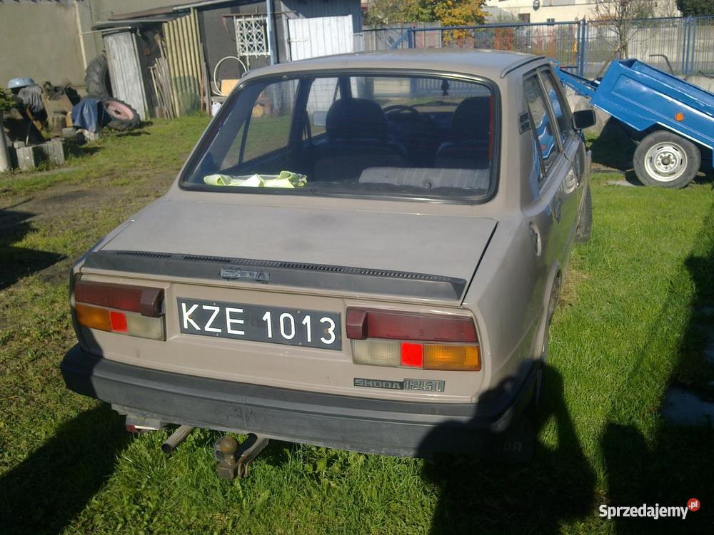 Skoda 125 L Zaproponuj cenę Sedan / Limuzyna Samochody osobowe Ostrów Wielkopolski sprzedam