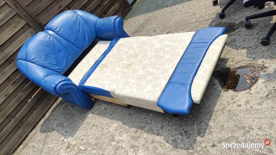 Kanapa 2osobowa skóra z funkcją spania i Sofy i kanapy mazowieckie Warszawa