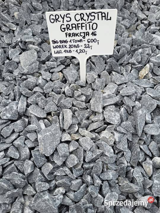 Grys Crystal Graffito 16 Kamienie ogrodowe Kampinos