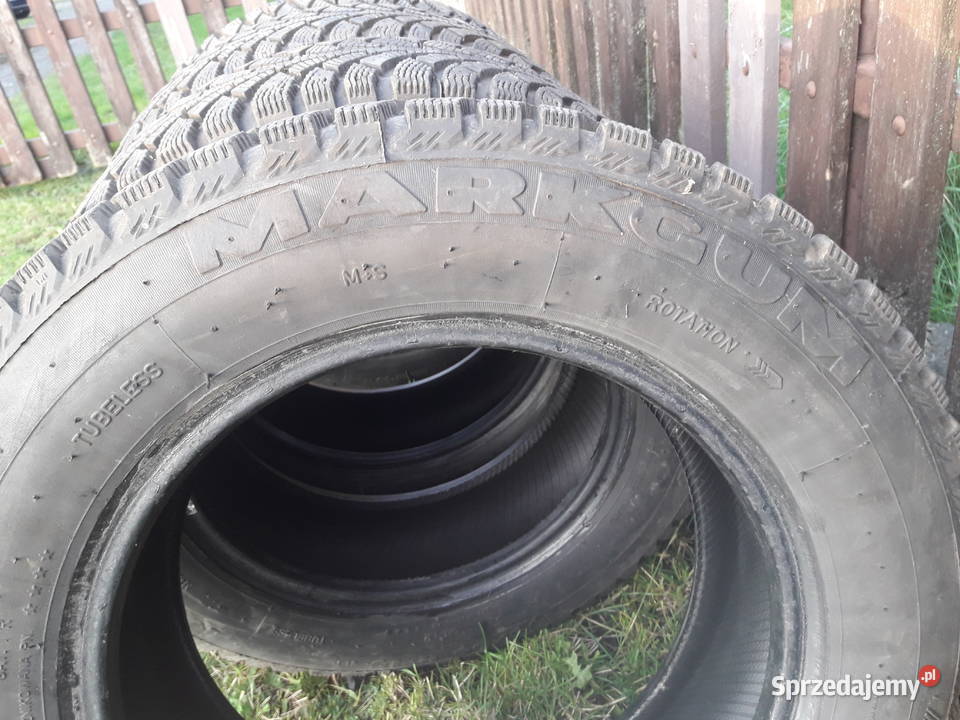 opony zimowe MARKGUM 19565R15 6mm bieżnikowane łódzkie Kamocin