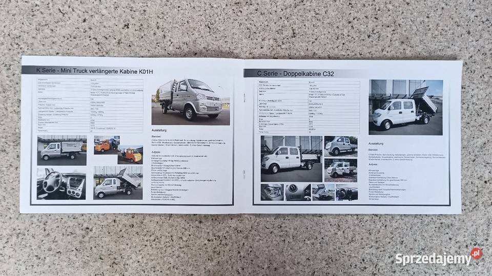DFSK KSerie CSerie Mini Truck Prospekt sprzedam
