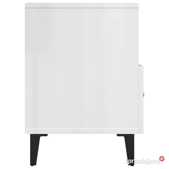 Szafka pod TV biała wysoki połysk 80x36x50 Warszawa