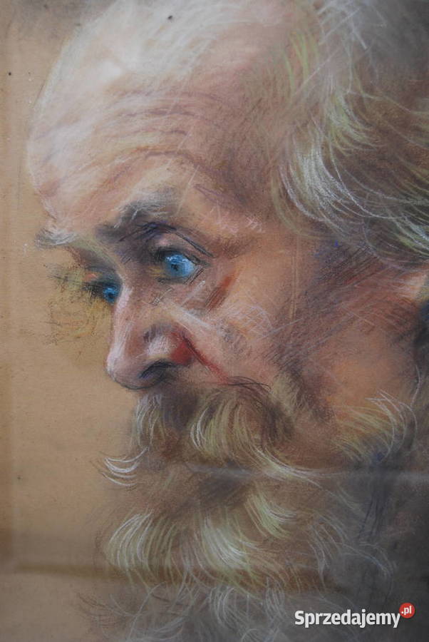 Obraz Portret starca pastel