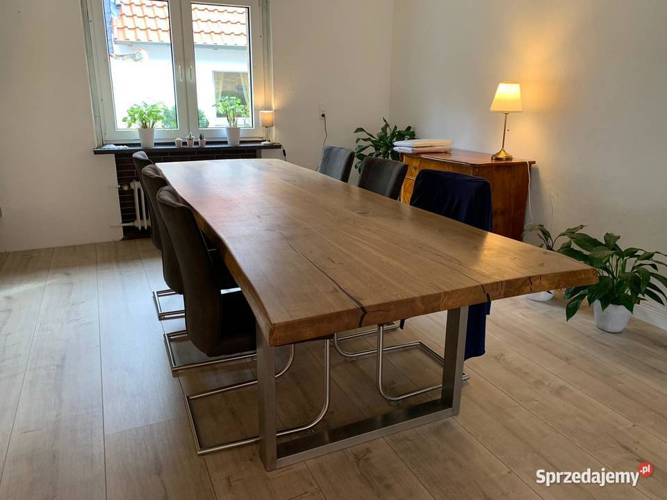 Masywny Stół industrialny dębowy loft mazowieckie Warszawa