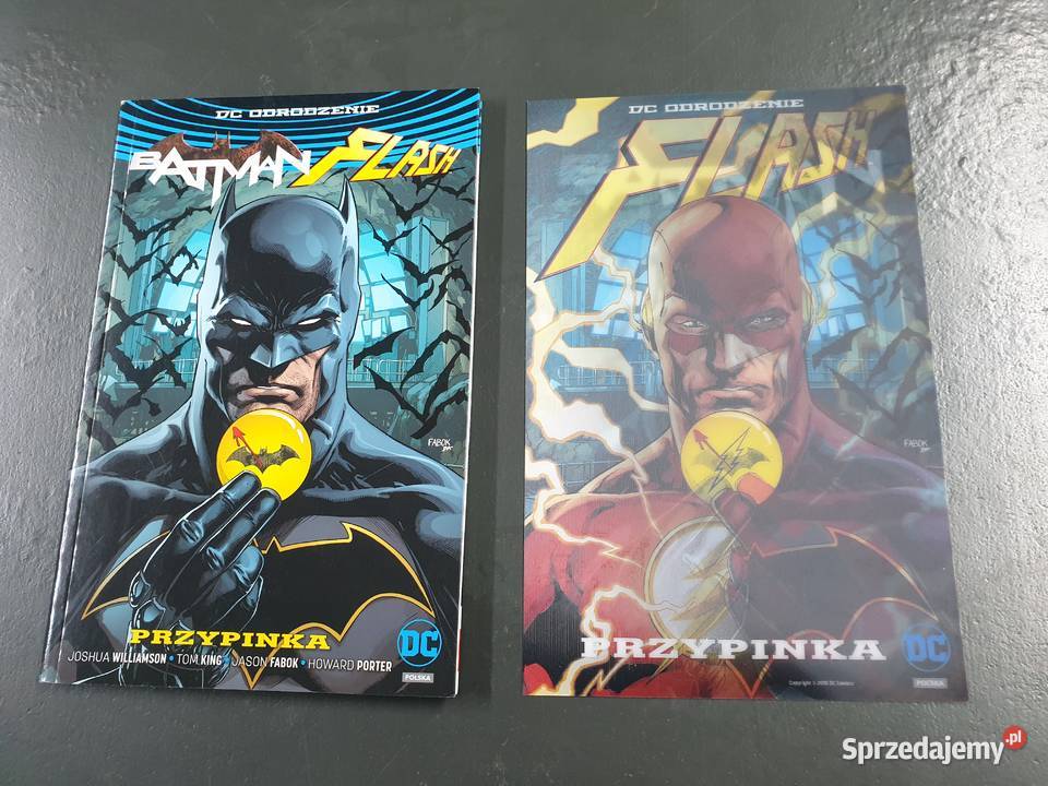 Batman Flash Przypinka DC Odrodzenie Egmont