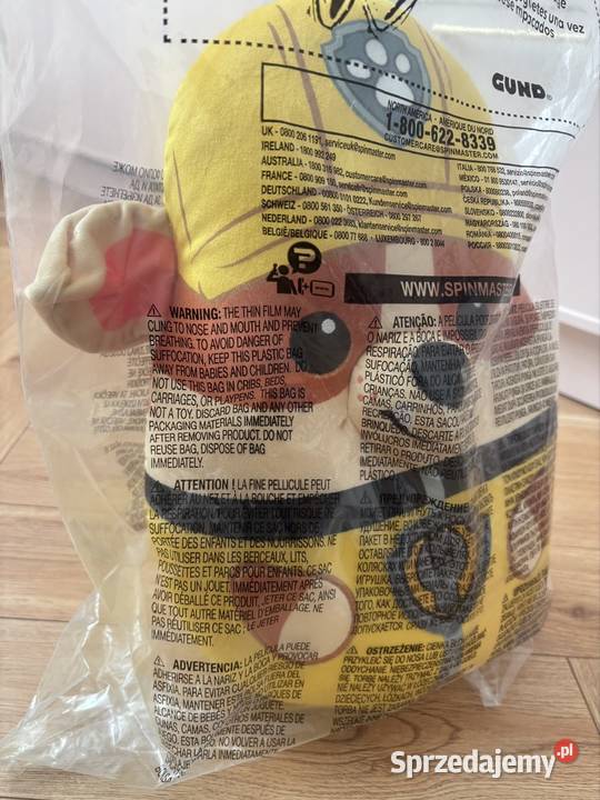 GUND paw partol Rubble 8 Squish psi patrol 30 Maskotki Żary sprzedam