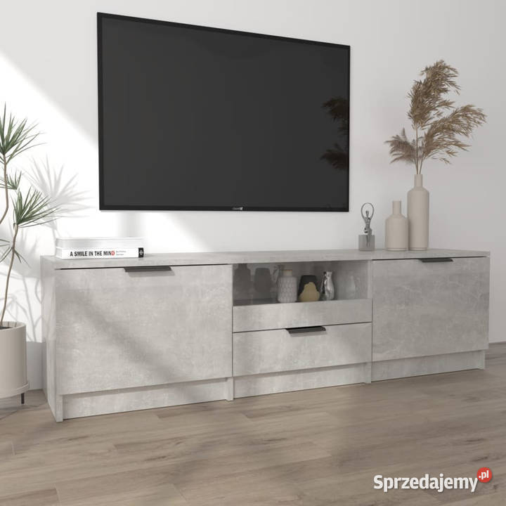 Szafka pod telewizor szarość betonu 140x35x40 RTV mazowieckie Warszawa