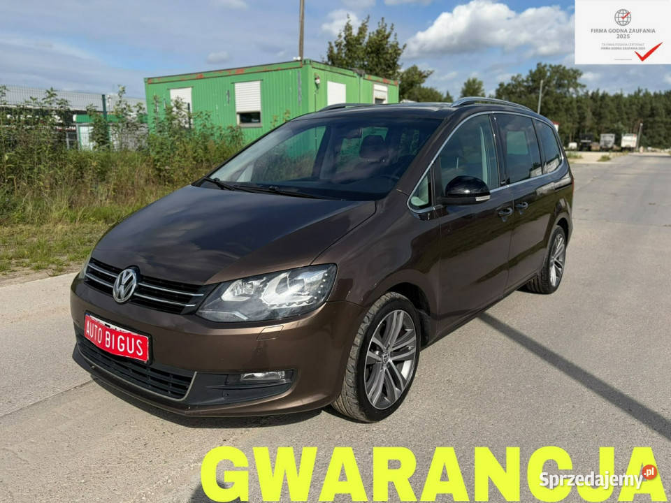 Volkswagen Sharan Navi Climatronic automat kurtyny powietrzne Lębork