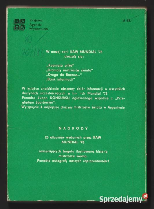 MUNDIAL78 BANK INFORMACJI 1978
