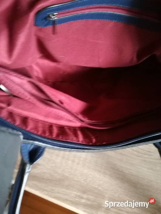 Torebka w kolorze granatowym Duża lubelskie Lublin