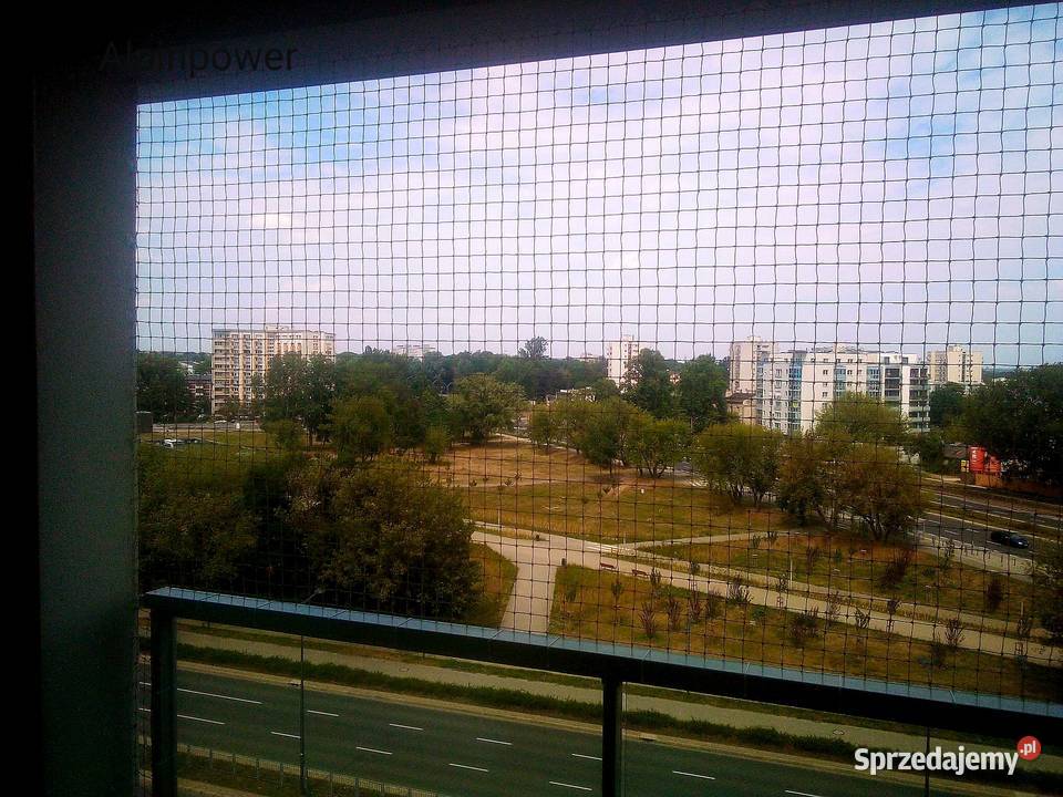 Siatka zabezpieczająca balkon kota bez wiercenia Pozostałe Warszawa