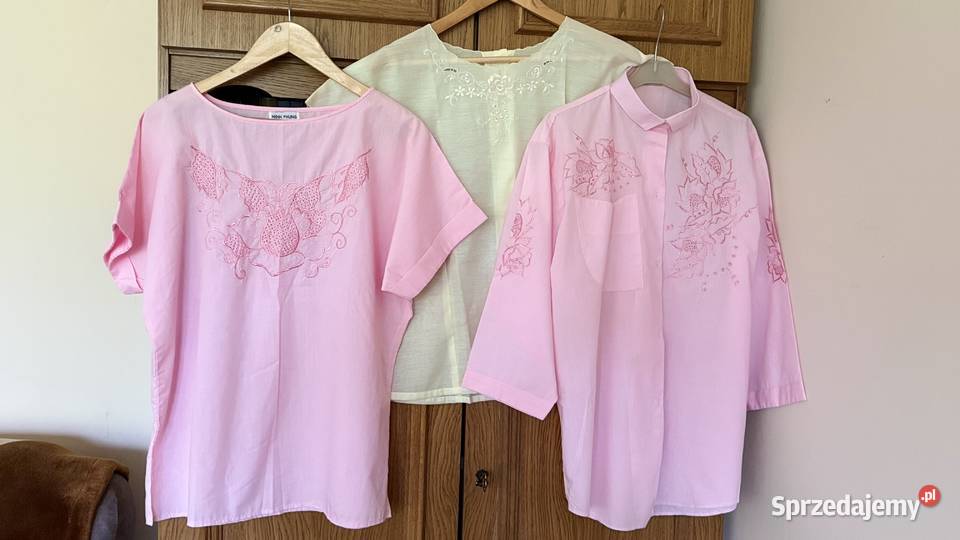 3 bluzki letnie damskie Lublin