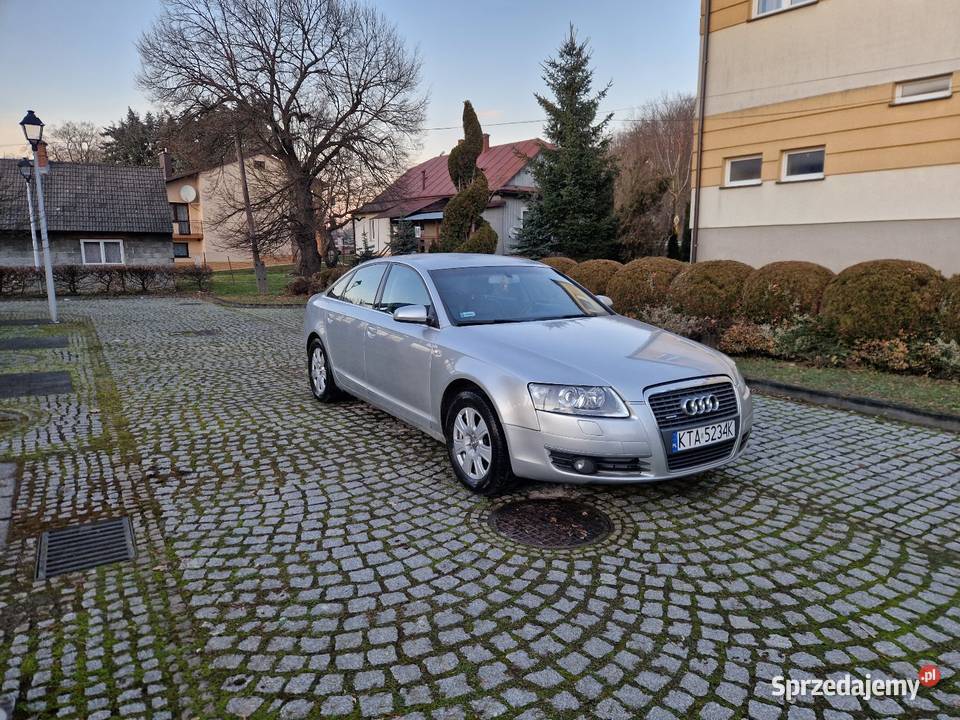 Audi A6 C6 30 TDI Automat 4X4 Hak Skóra komputer pokładowy Ryglice