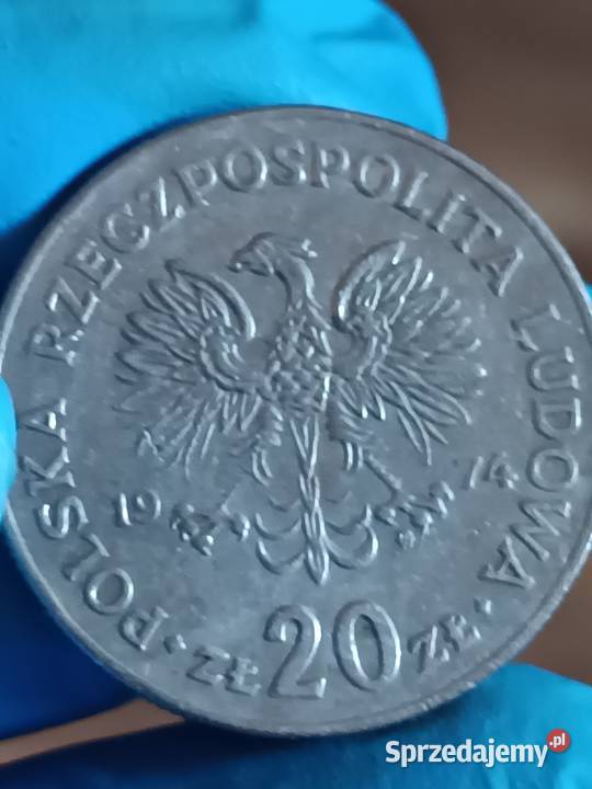 Sprzedam monete 20 zl 1974 r Nowotko Maly Orzel lubelskie Chełm sprzedam