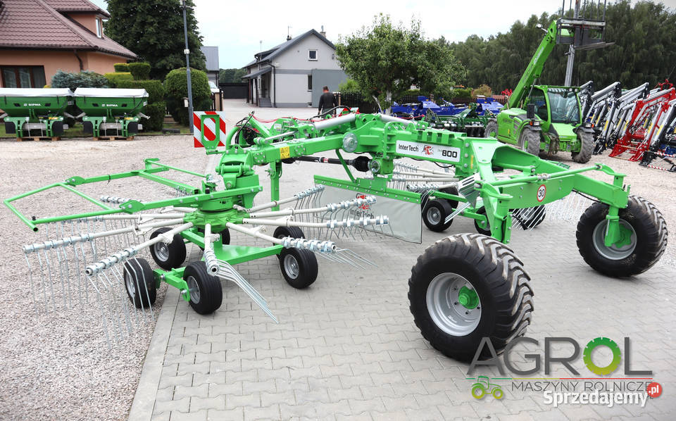 Zgrabiarka 8m ZKD800 Inter tech ZKP800 Pronar mazowieckie Wróblewo