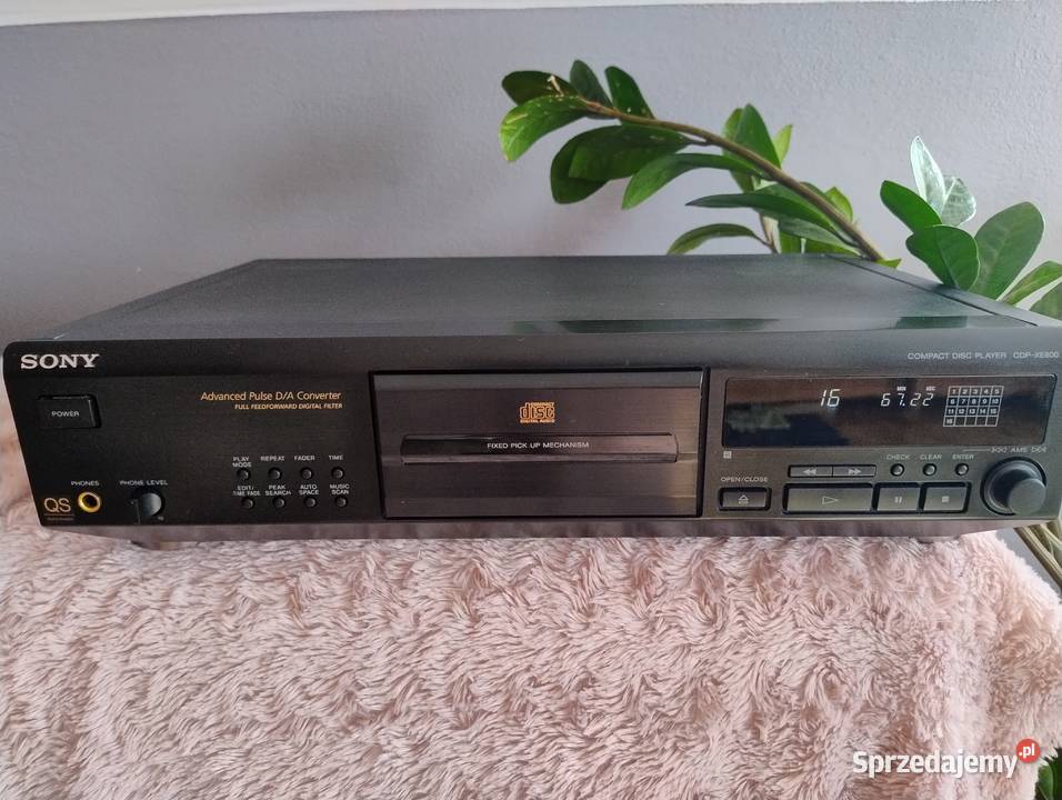 Odtwarzacz CD Sony cdp xe 800 z pilotem