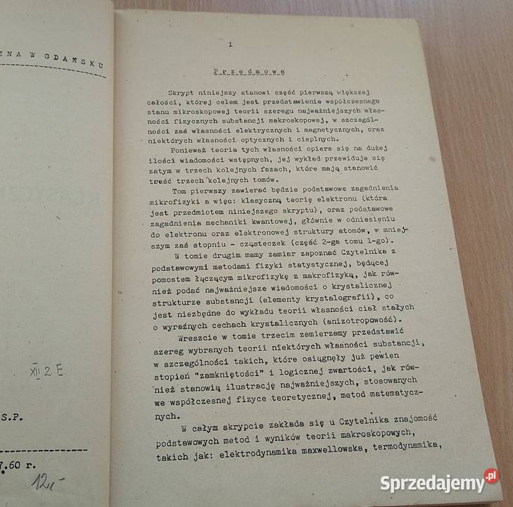 Mikroskopowa teoria własności substancji 1 Jan Książki naukowe i popularnonaukowe Gdańsk