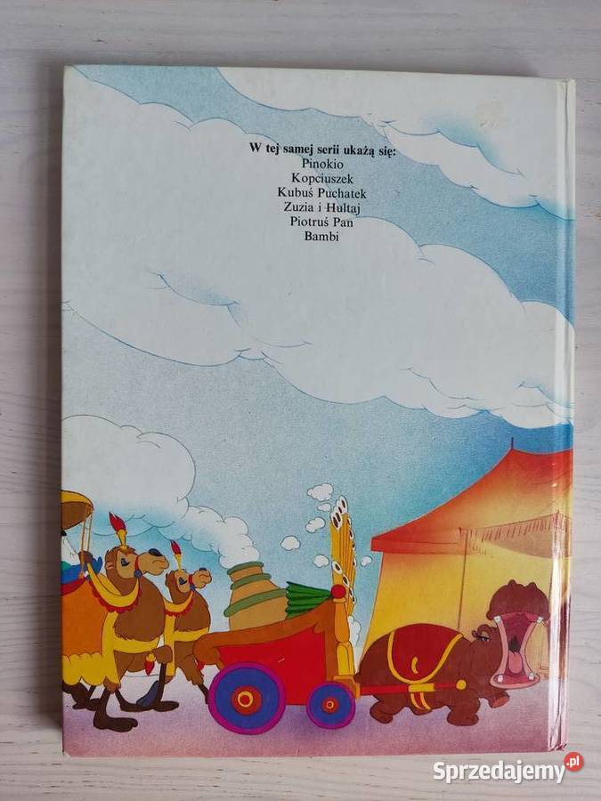 Książka bajka Dumbo Walt Disney opolskie Głuchołazy