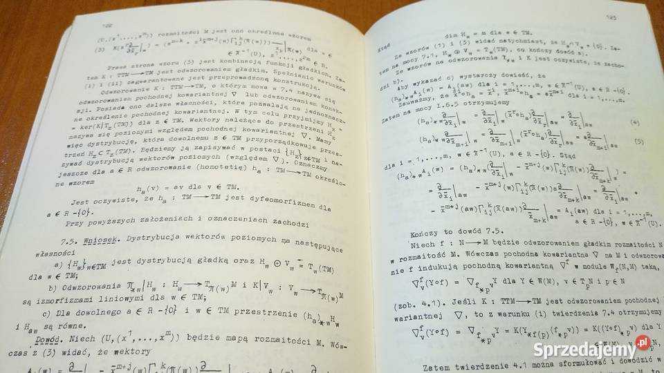 Geometria różniczkowa skrypt studentów III matematyka, statystyka Gdańsk