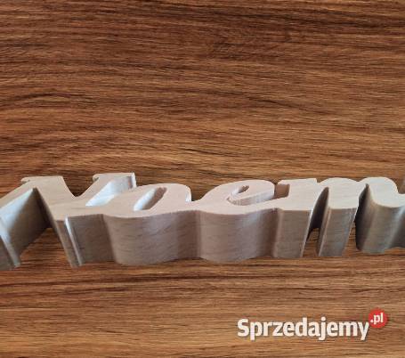 Napis 3D ręcznie wykonany imiona i inne napisy kujawsko-pomorskie Bydgoszcz