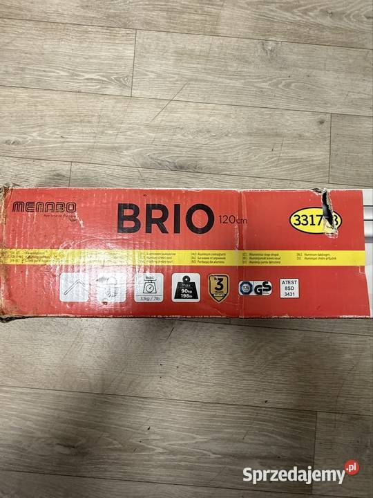Bagaznik dachowy Menabo Brio 120 aluminium Bagażniki