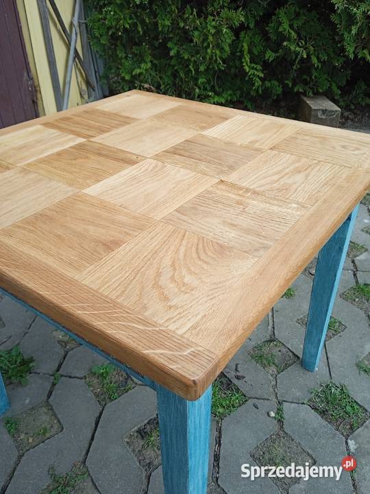 Stolik kawowy rustykalny ręcznie malowany Żabno sprzedam