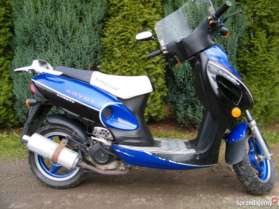 Kingway Koyot Skuter 2008 2 nowe kaski Wojciechów sprzedam