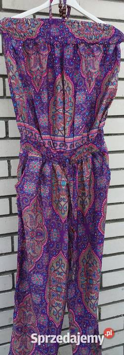 Kombinezon maxi Boho 6 jedwab 6 kolorów z Włoch podlaskie