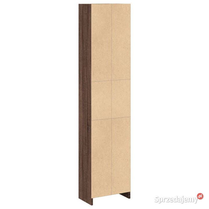 Regał brązowy dąb 40x24x176 materiał Warszawa