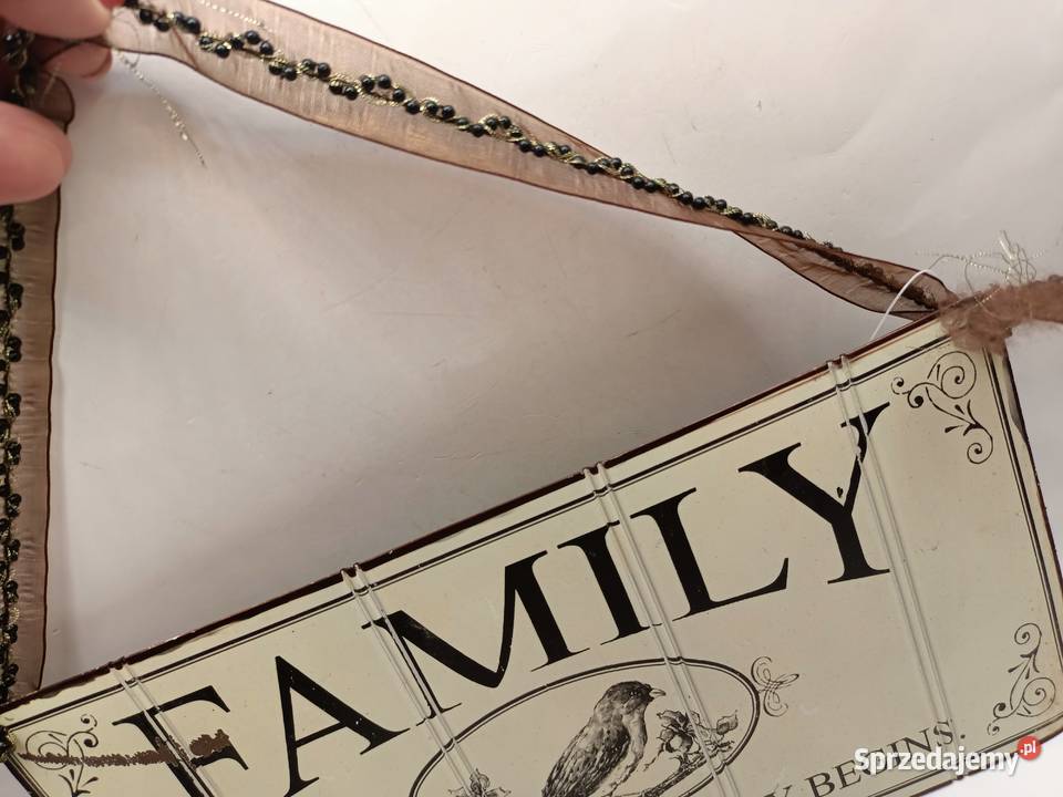 Szyld blacha Family metalowa zawieszka Zamość sprzedam